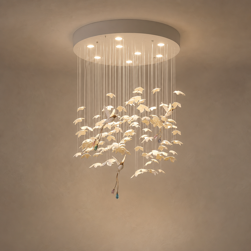 
Orchivelle Ceramic Short Chandelier