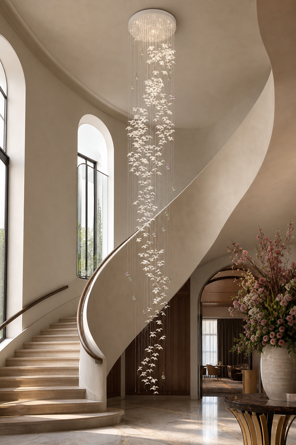 
Orchivelle Ceramic Grand Cascade Chandelier