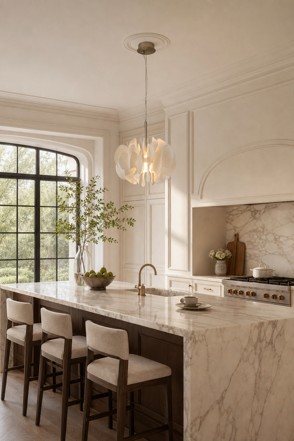 
Petalisse Ivory Ceramic Petal Pendant Light