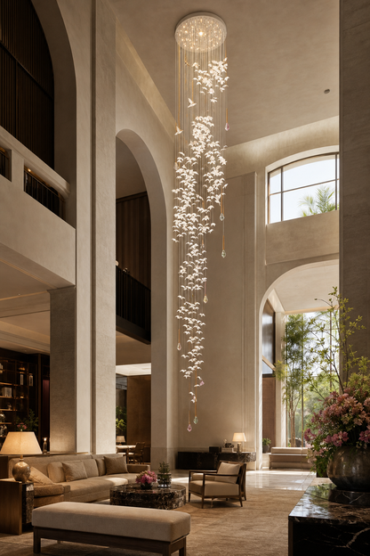 Orchivelle Ceramic Grand Cascade Chandelier