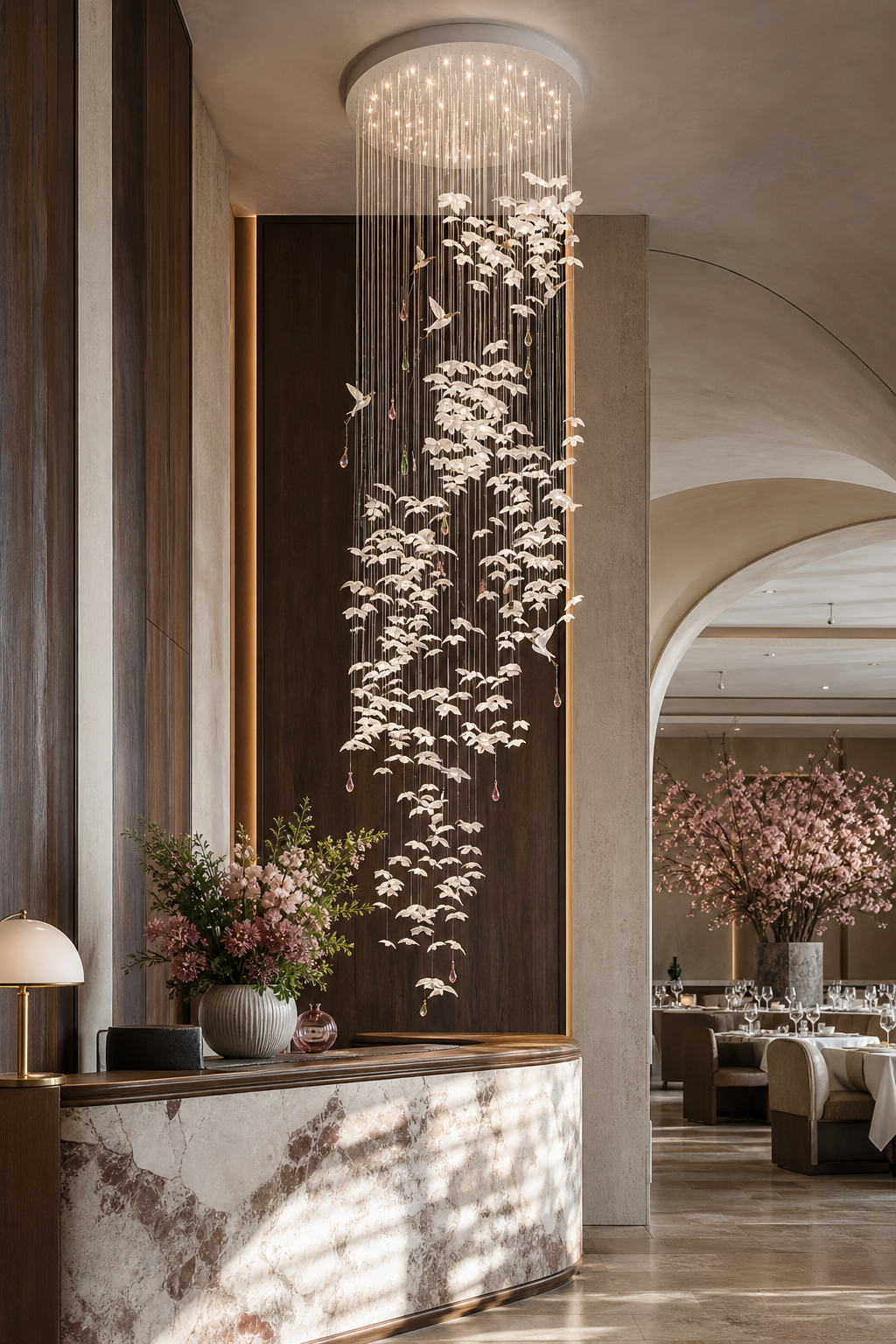 
Orchivelle Ceramic Grand Cascade Chandelier