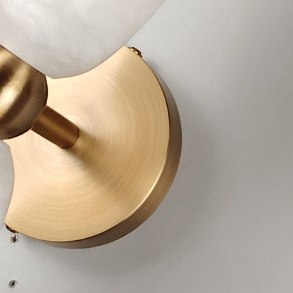 Double Alabaster Cylinder Wall Sconce