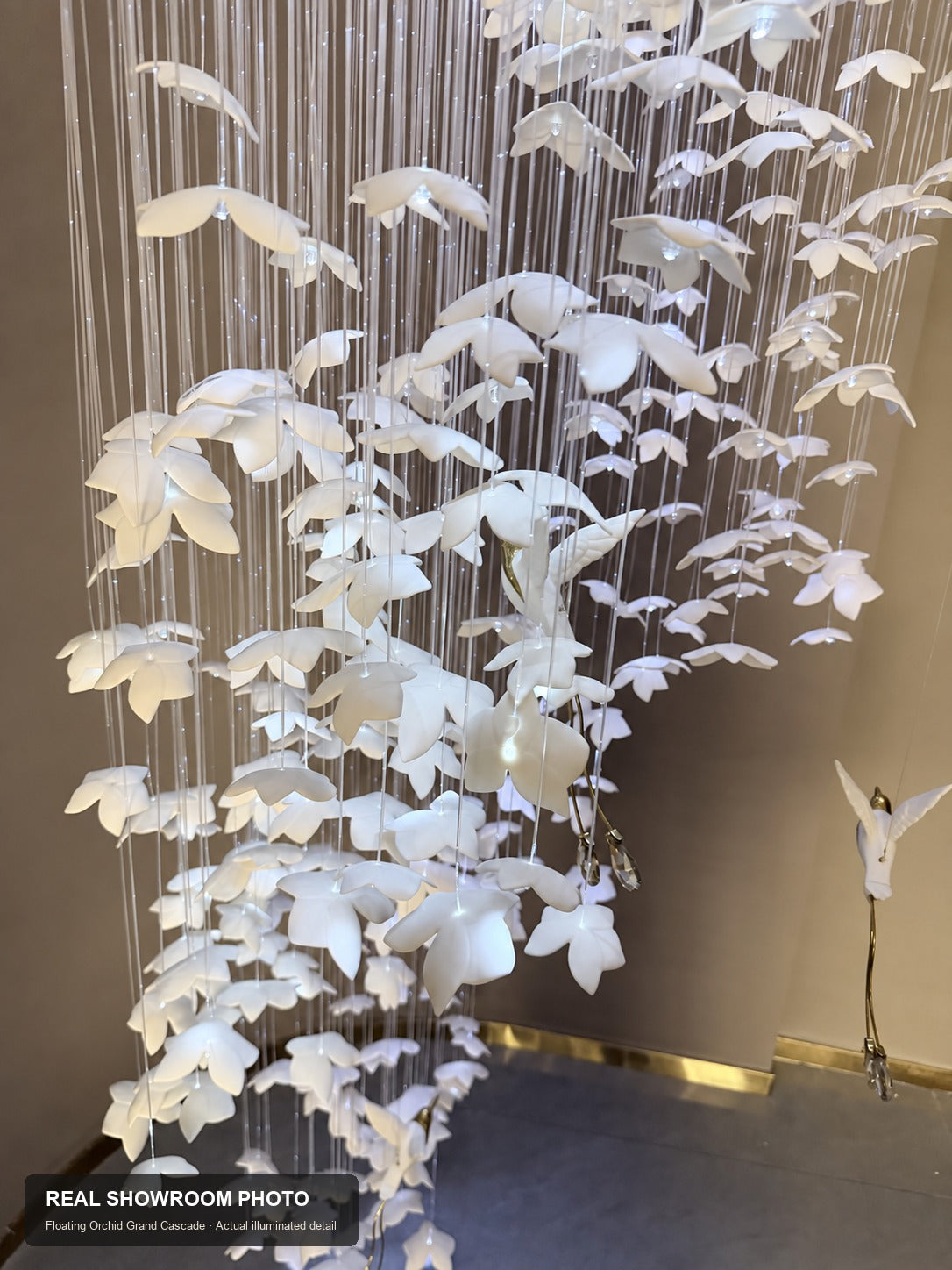 
Orchivelle Ceramic Grand Cascade Chandelier